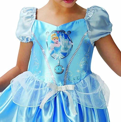 Rubie's IT620640-S, Kostüm Cenerentola Disney Princess, Bambini, Azzurro,Grösse L (7 - 8 Jahre) / 12