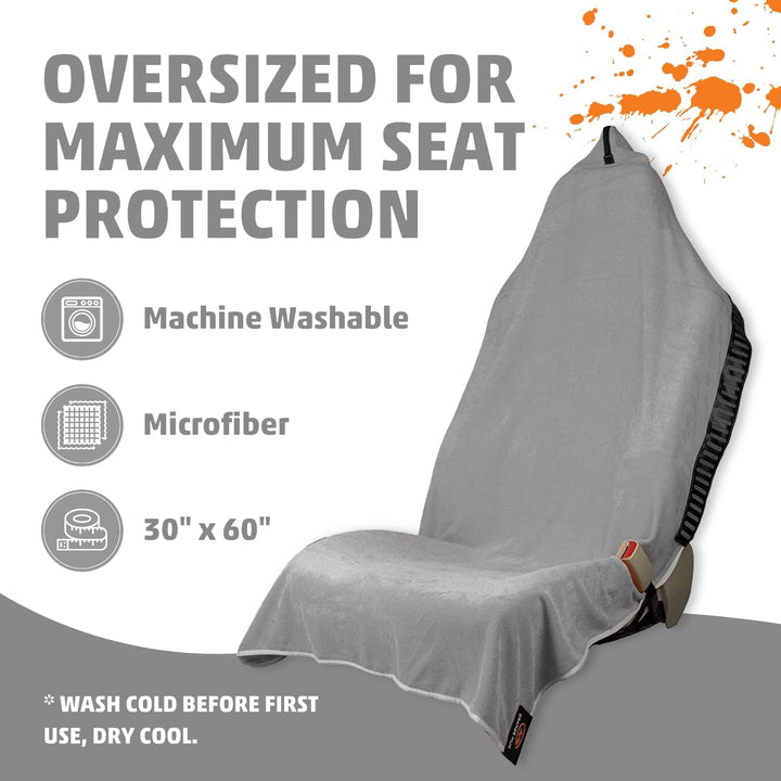 Orange Mud 3in1 Transition Wrap 2.0, Sporthandtuch + Autositz-Cover + Umzieh-Hilfe, Farbe grau