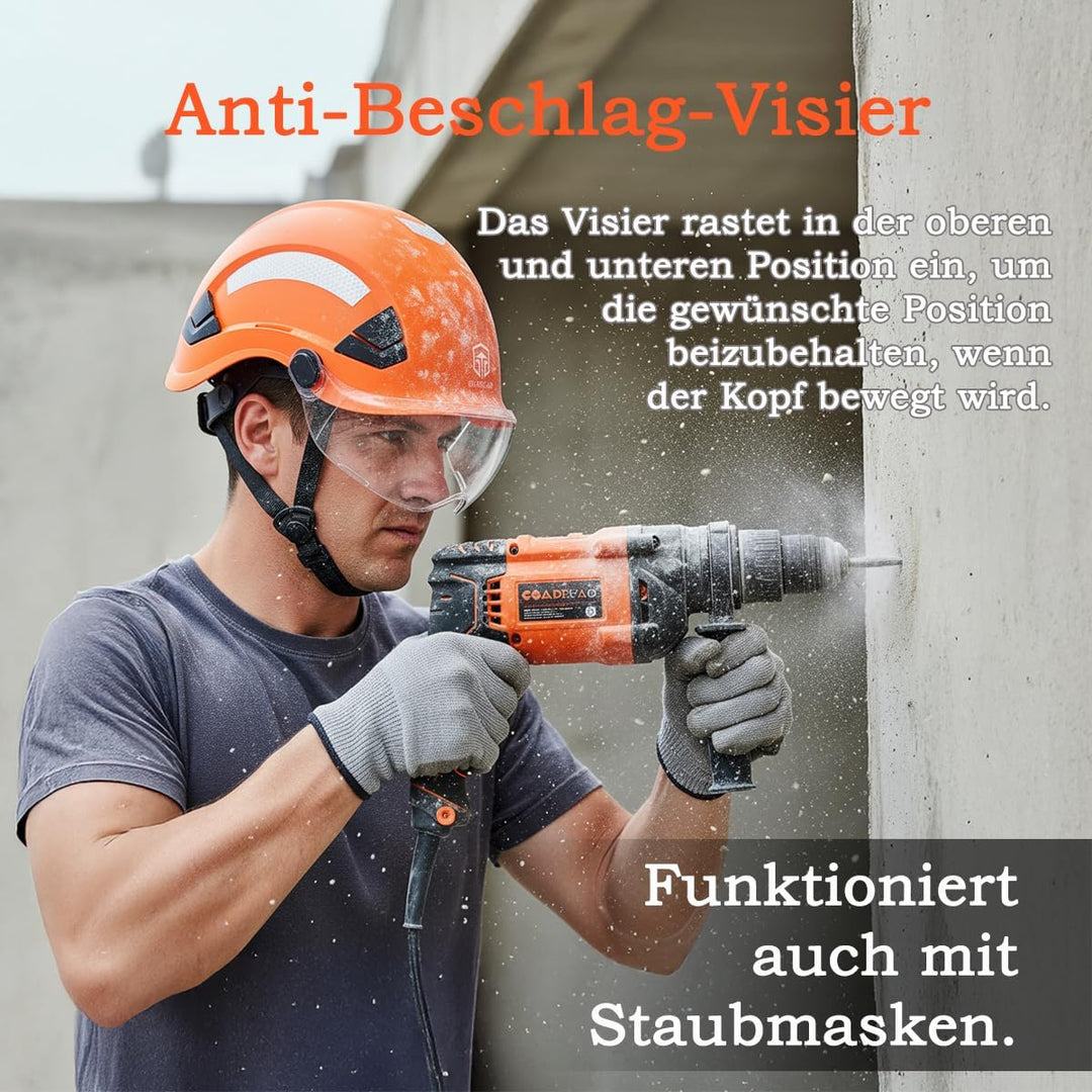 Sicherheitshelm, harter Hut für Damen und Herren, ANSI Z89.1 zugelassene Hardhats ideal für Industri