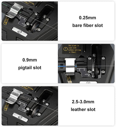 Fiber Optic Cleaver, Faserbrechgerät Mit Faserrestebehälter, Vorbereitung Feldkonfektionierbarer Ste