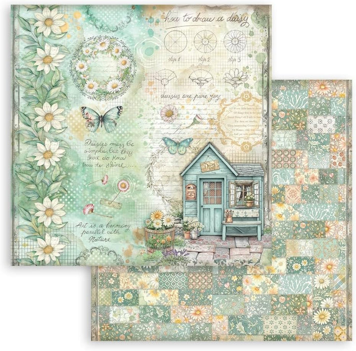 Stamperia - Scrapbook Paper Pad for Scrapbooks, Albums, Cards, Bullet Journals and More, Acid Free,