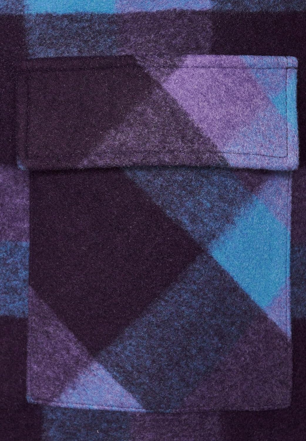 Street One Damen Übergangsjacke Kariert 38 Lupine Lilac, 38 Lupine Lilac