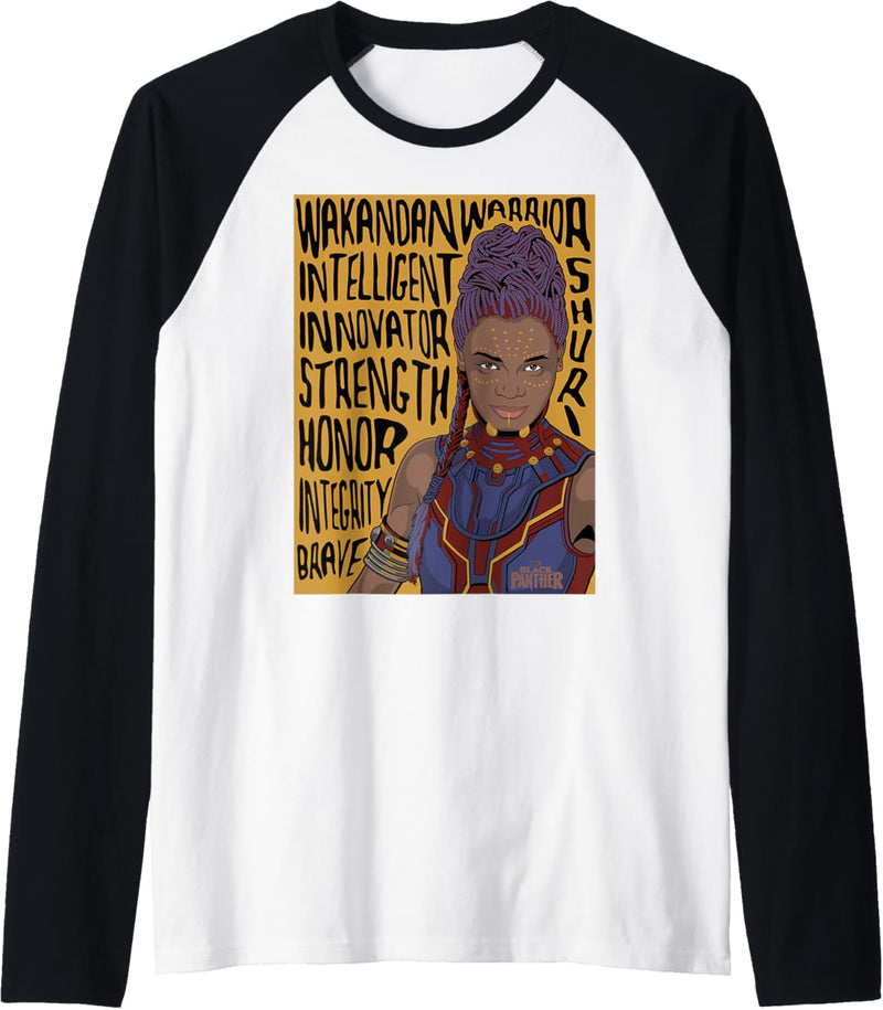 Marvel Black Panther Shuri Definitions Poster Raglan