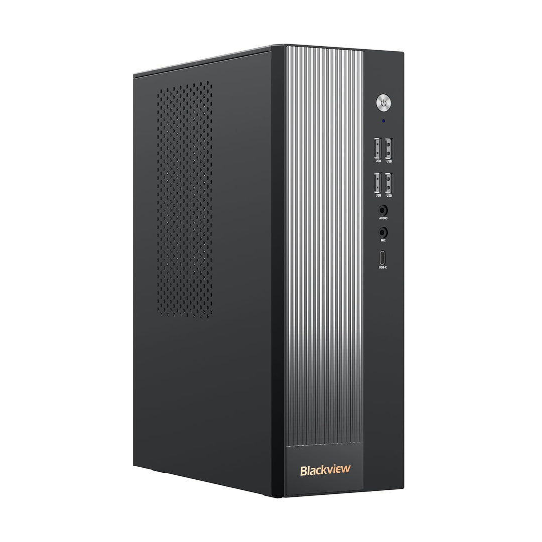 Blackview Tower PC Win 11 Pro, Intel Core 5 210H (bis 4.80 GHz, 13. Gen) Office Desktop PC (16GB RAM