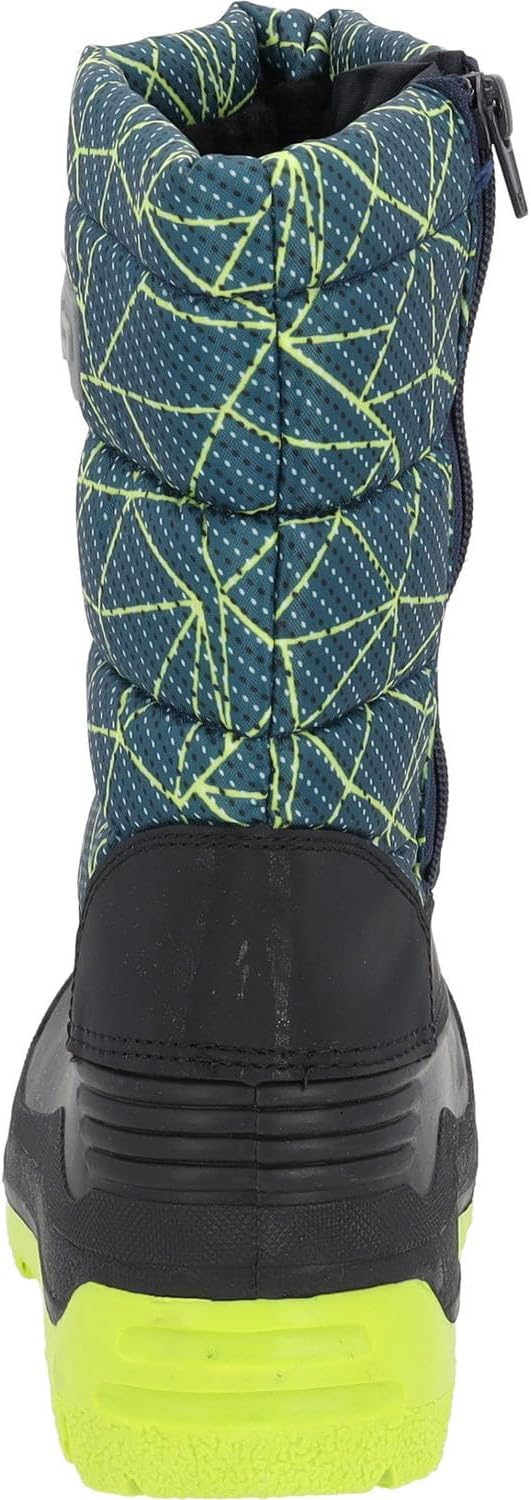 CMP Unisex Kinder Kids Sneewy Snowboots Walking Shoe 23 EU Deep Lake Acido, 23 EU Deep Lake Acido