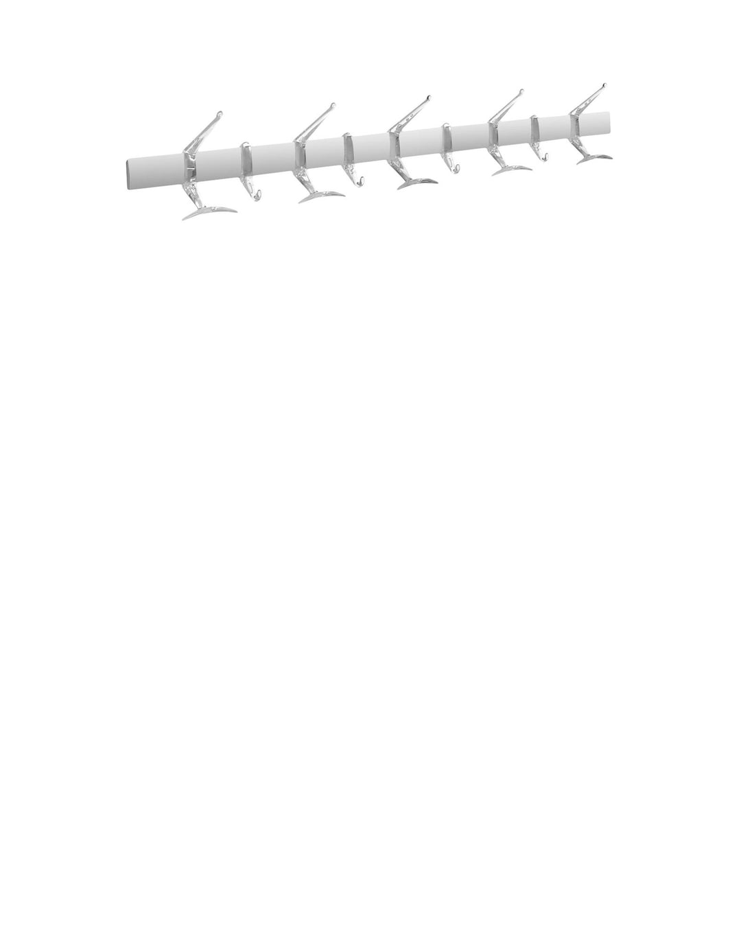 Kartell Hanger Wall, 90 cm, Kristall