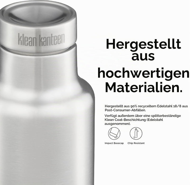 Klean Kanteen Herren Classic Vi Trinkflasche Einheitsgrösse Brushed Stainless, Einheitsgrösse Brushe