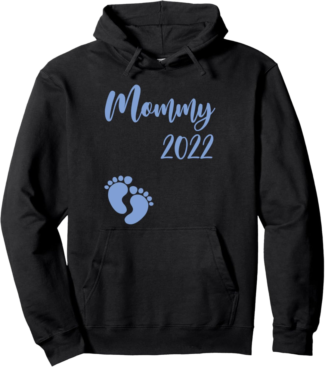 Damen Mama 2022 Junge Boy Schwangerschaft Mommy Mom to be Pullover Hoodie