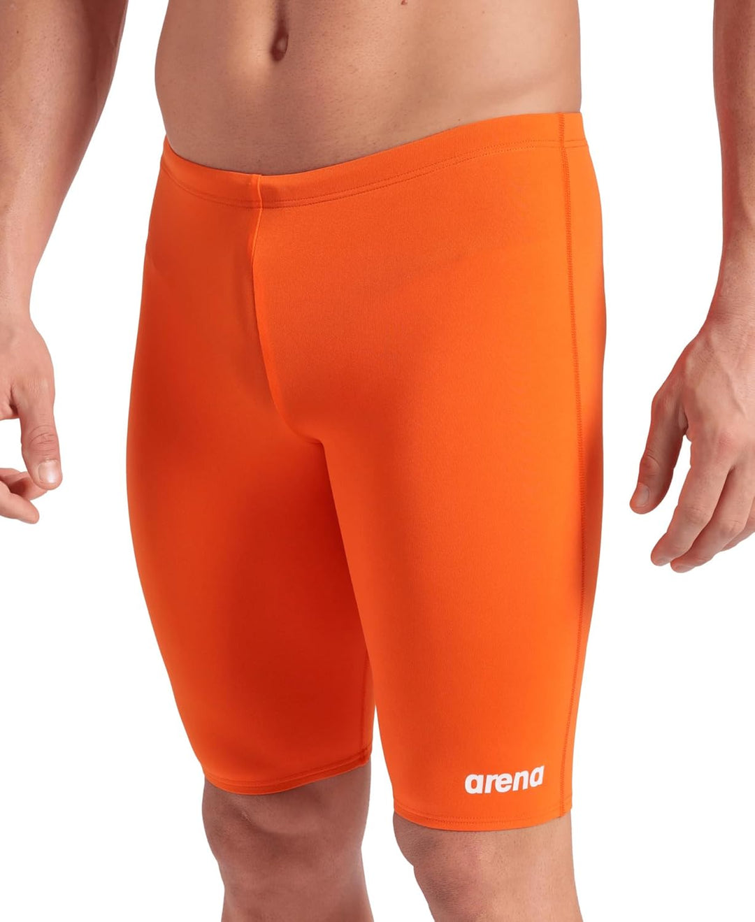 ARENA Herren Performance Men's Solid Team Jammer Badehose 18 Team Orange, 18 Team Orange