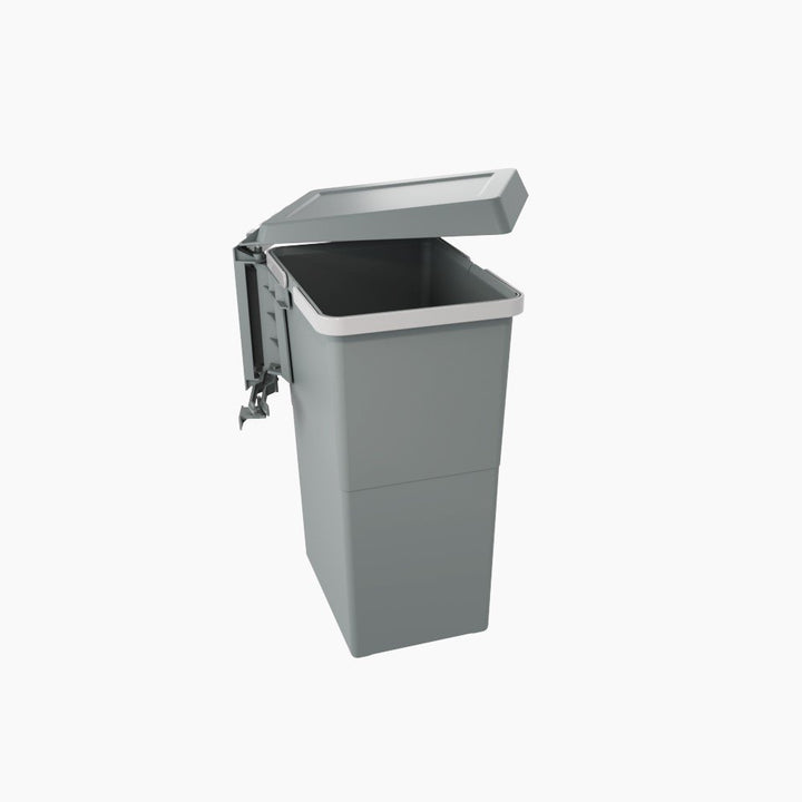 Elletipi PBN asg44 Linie Swing 2.0 Abfalleimer mit Tür aus Kunststoff gross Kapazität 24 Liter, Nylo