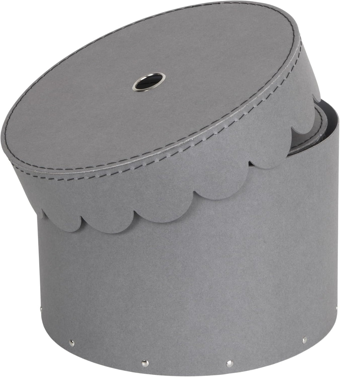 BIGSO WILMA 2er-Set runde Aufbewahrungsbox mit Deckel – Ordnungsbox mit Deckel für Kleidung, Spielze
