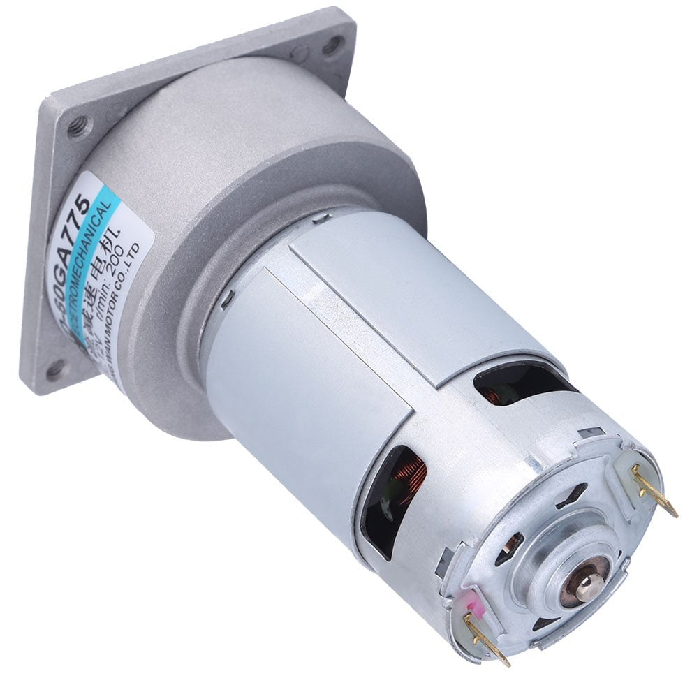 DC Getriebemotor, 12 V, 35 W, 60GA775, 200/300-U/min Getriebemotor, Mikrogetriebemotor Mikrodrehzahl