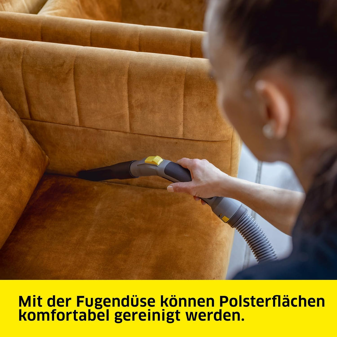 Kärcher Trockensauger T 15/1 ADV HEPA, für Textil- und Hartböden, 15-l-Behälter, Leistung: 585 W, Sc
