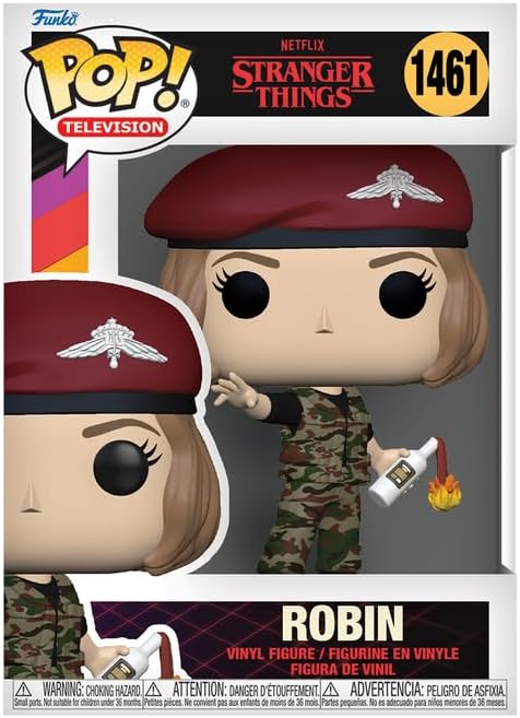 Funko Pop! TV: Stranger Things - Hunter Robin mit Cocktail - Vinyl-Sammelfigur - Geschenkidee - Offi
