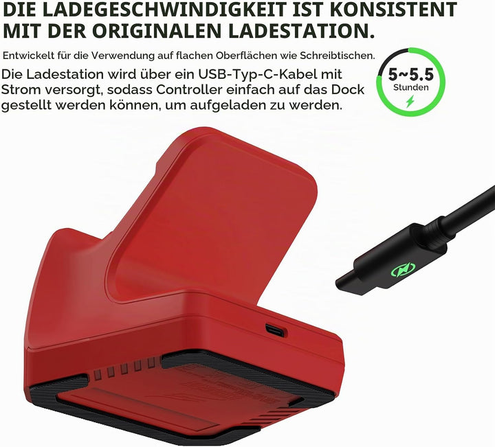 Ladestation für Xbox Elite Series 2 Controller, Magnetische Ladegerät Dock Zubehör für Xbox Elite Se