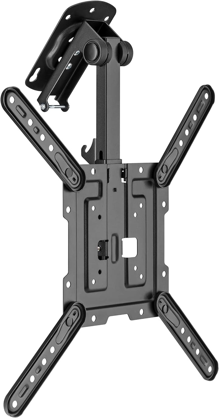HALTERUNGSPROFI Premium TV Deckenhalterung, bis zu 105° neigbar für Dachschrägen, Höhe verstellbar,