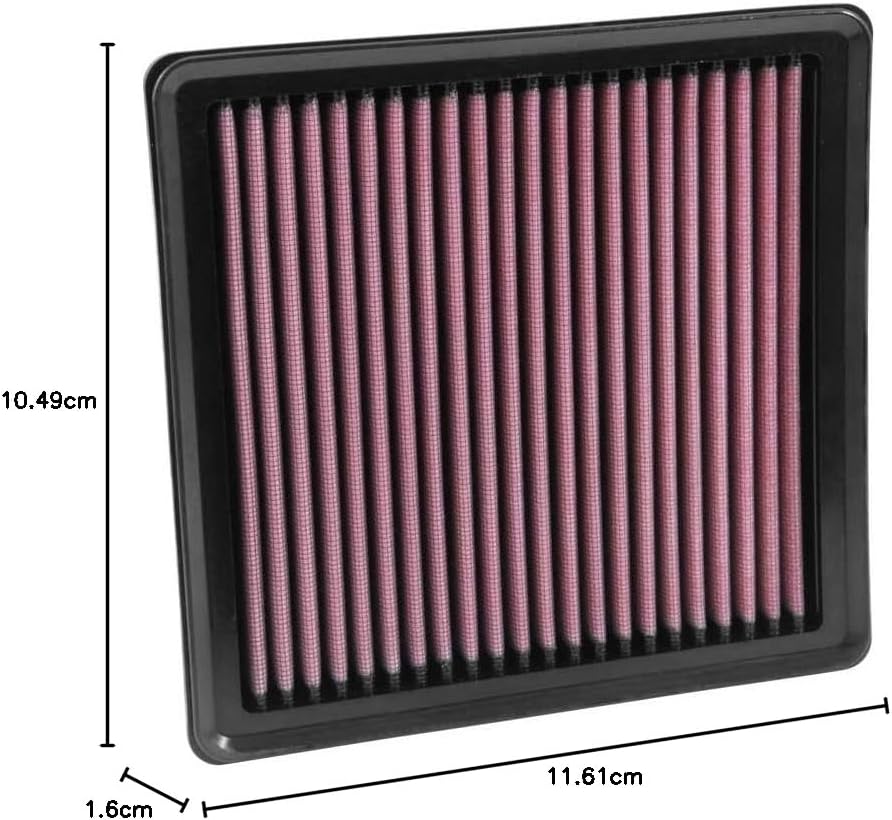 K&N 33-3029 Motorluftfilter: Hochleistung, Prämie, Abwaschbar, Ersatzfilter,Erhöhte Leistung, 2006-2