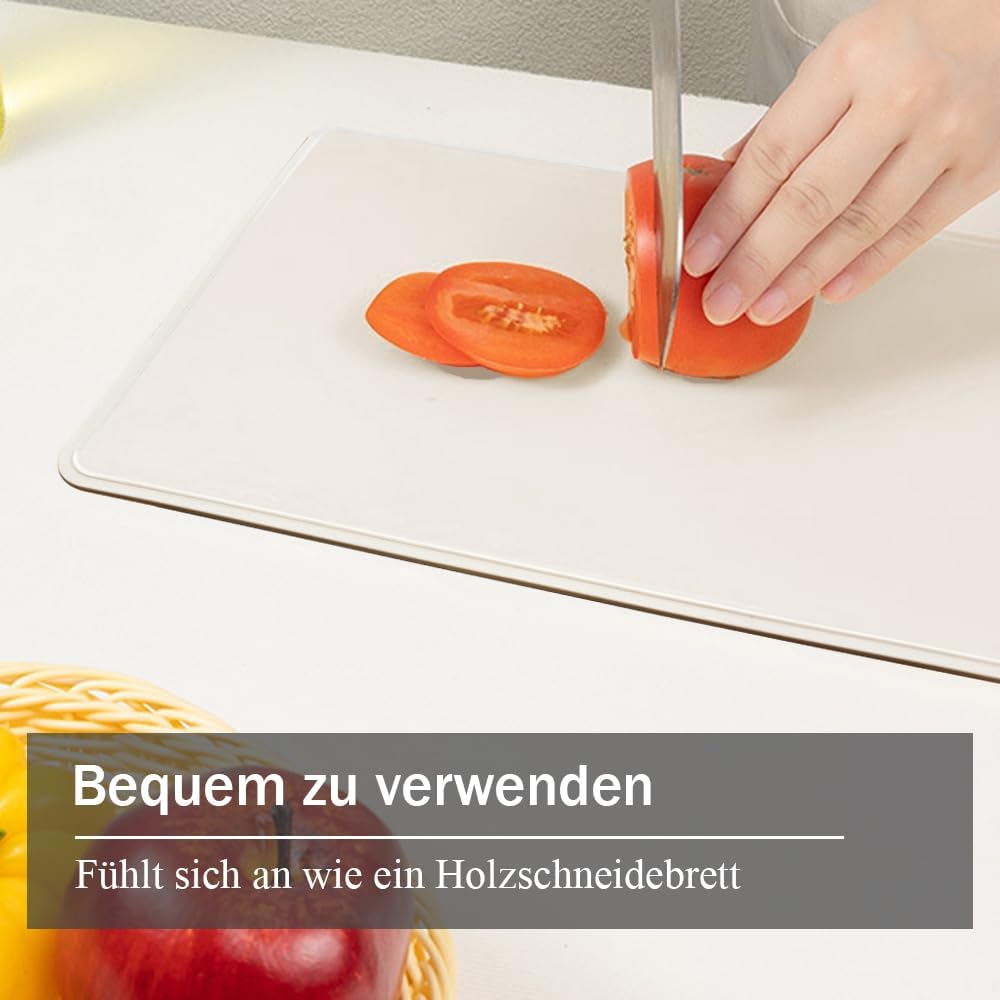 TPU Schneidebrett Flexibles BPA-frei mit Messer- und Saftrille kratzfeste flexible Schneidebretter f