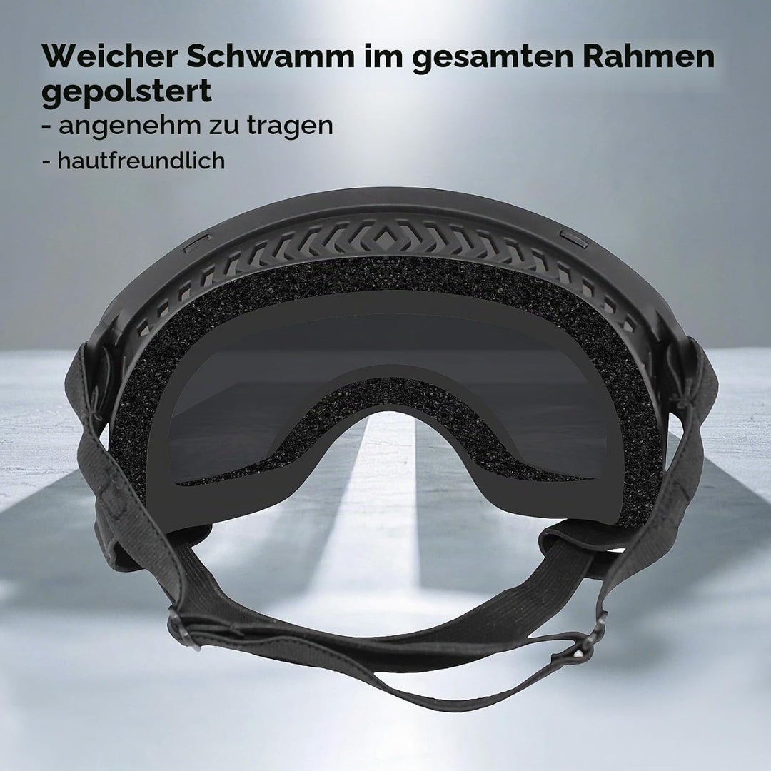 PETLESO Hundebrille Winddichte Hunde Sonnenbrille Hund Schutzbrille mit Verstellbare Band Geeignet f