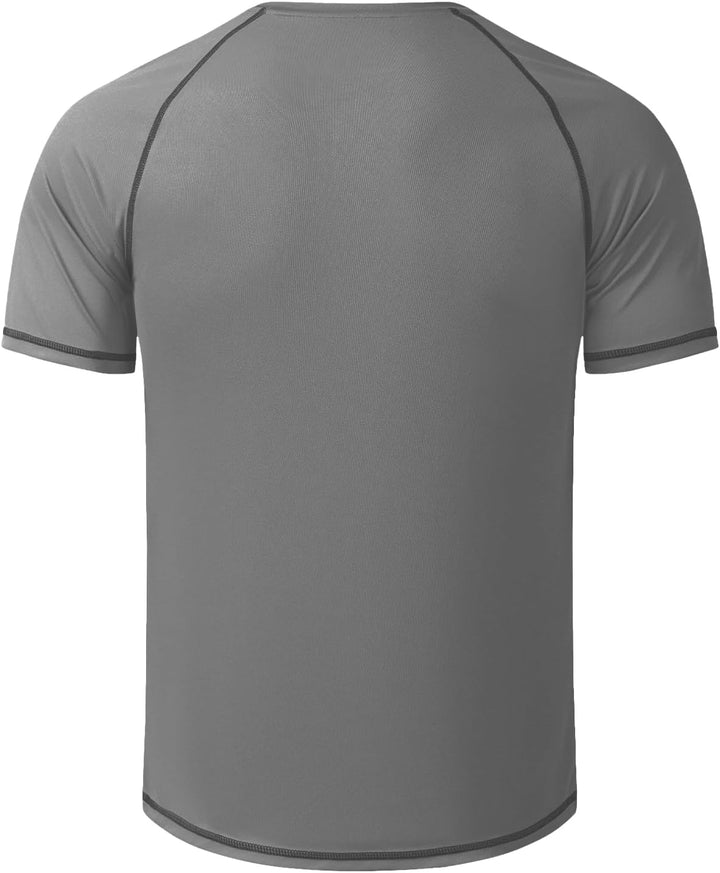 Herren grosse grössen Übergrösse Schwimmshirt Rash Guard Männer Schutz Beach T-Shirt Shortsleeve XXL