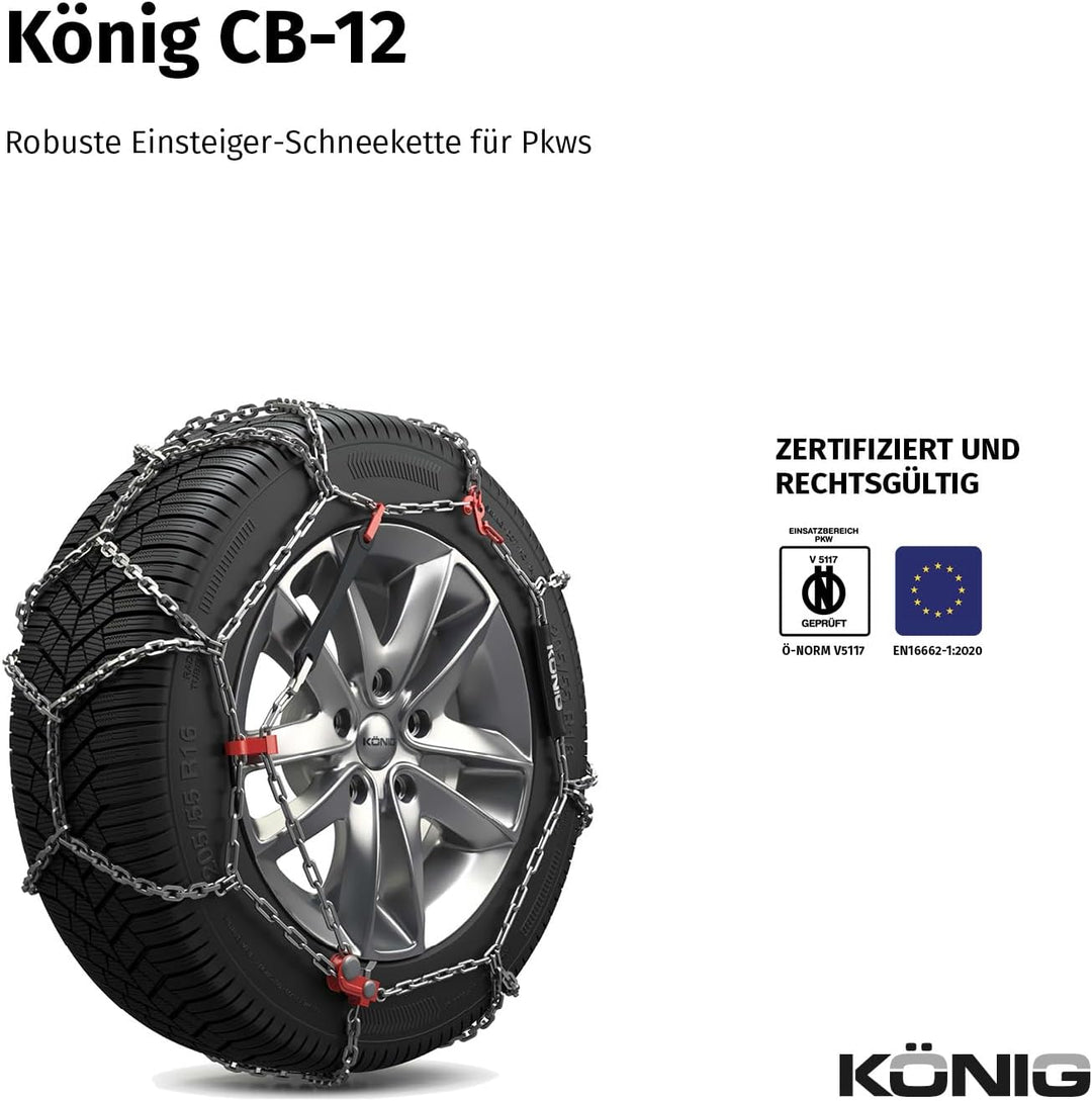 KÖNIG CB-12 060 - Schneeketten, CB-12 060