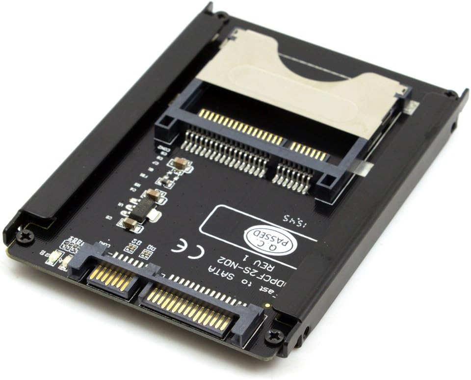chenyang CFast Kartenleser CFast SSD auf 22Pin SATA Adapter mit SATA auf USB 3.0 Daten Netzkabel CFa
