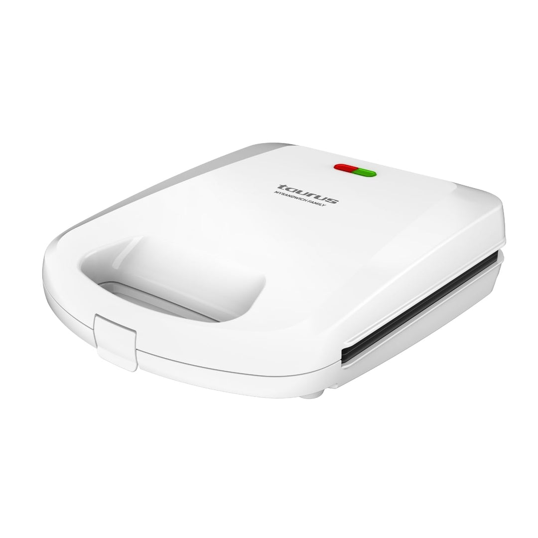 Taurus – Sandwichmaker MySandwich Family, 1200W, 4 Sandwiches, Plattengrösse 26 x 22cm, automatische