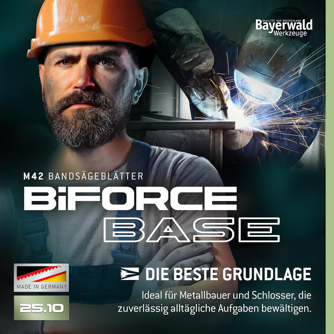 Bayerwald Sägeband für Metall - Bandsägeblatt 1735 x 13 x 0.65 x 8 12 ZpZ - M42 Metallbandsägeblatt