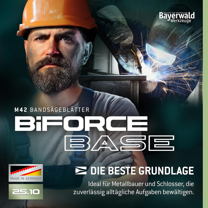 Bayerwald Sägeband für Metall - Bandsägeblatt 1735 x 13 x 0.65 x 8 12 ZpZ - M42 Metallbandsägeblatt