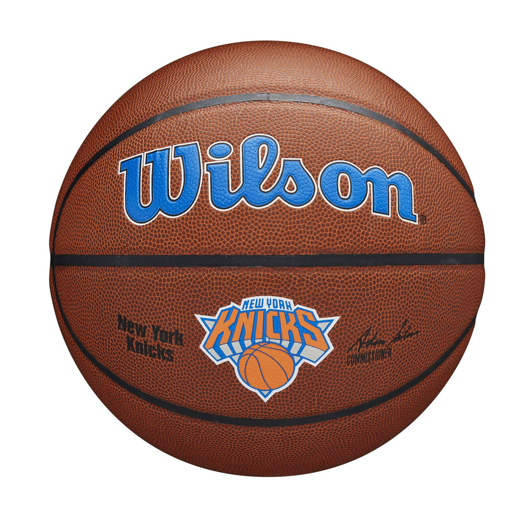 Wilson NBA Team Autograph Mini Basketball New York Knicks, New York Knicks