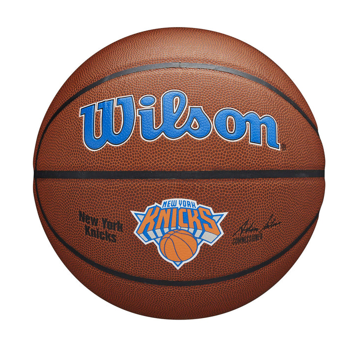 Wilson NBA Team Autograph Mini Basketball New York Knicks, New York Knicks
