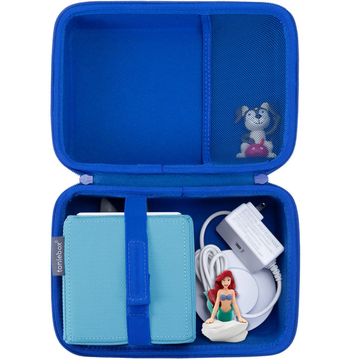 Aenllosi Harte Tasche Hülle für Tonies Toniebox Starter Set Tonies Musikbox, Nur Tasche (Blau), Blau