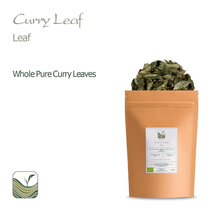 Valley of Tea Curryblätter, getrocknetes Bio-Gewürz – frische Curryblätter zum Kochen – aus Indien,