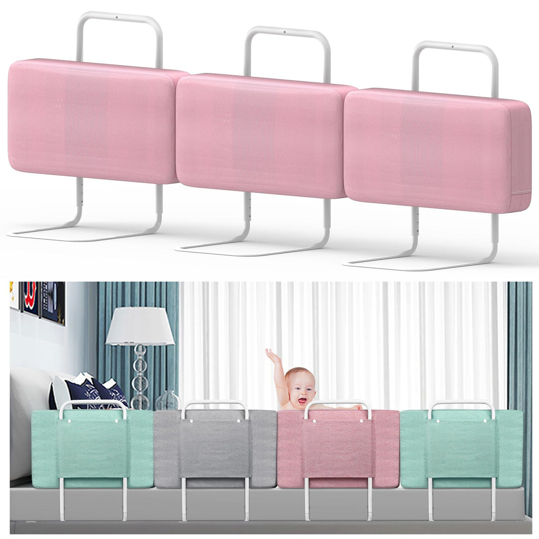 Kuro-sagol Rausfallschutz Bett Kinderbett Baby Bettgitter Baby Fallschutzbett Soft Sponge höhenverst