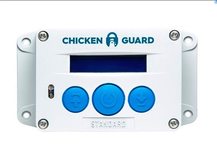 ChickenGuard® Standard Automatische Türöffner für den Hühnerstall, Automatische Hühnerklappe, mit Ti