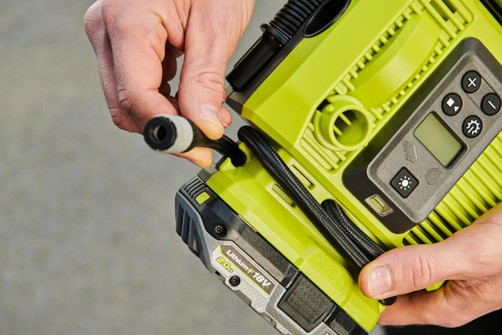 RYOBI 18 V ONE+ Akku-Multi-Kompressor RMI18-0, max. 11 bar Druck, Digitalanzeige, ohne Akku und Lade