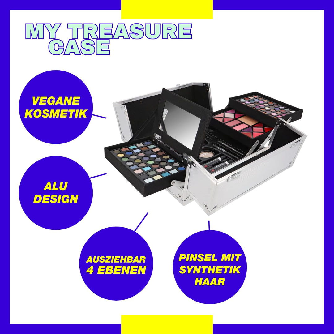 ZMILE COSMETICS MY TREASURE CASE Kosmetikkoffer vegane Kosmetik mit Schminke - Make Up Set für unter