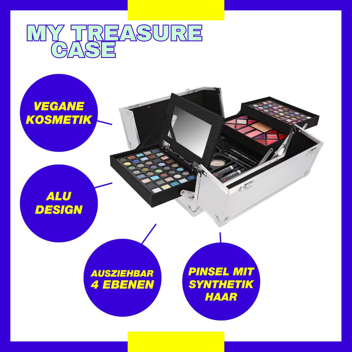 ZMILE COSMETICS MY TREASURE CASE Kosmetikkoffer vegane Kosmetik mit Schminke - Make Up Set für unter