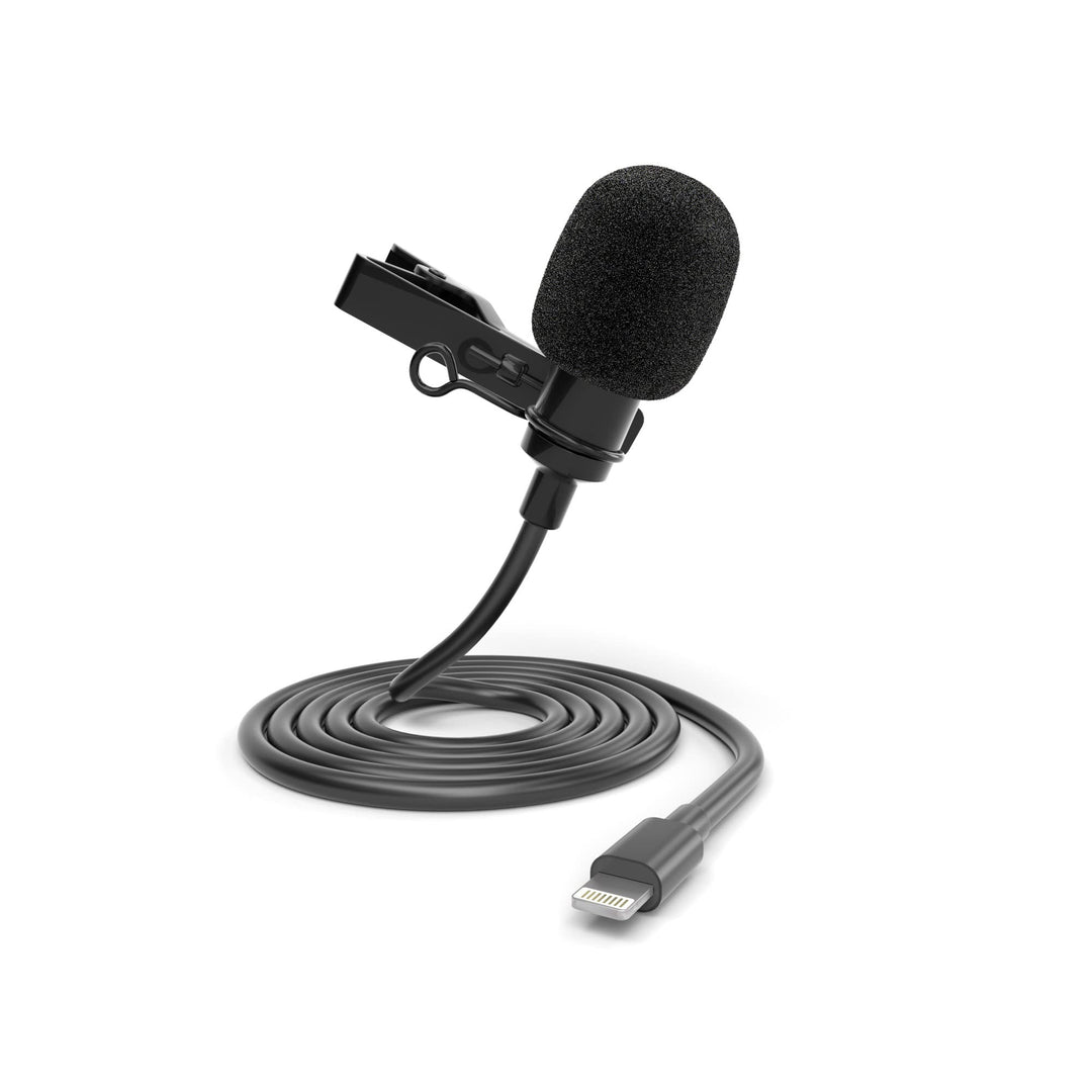 ayex Lavalier Mikrofon Kompatibel mit iPhone Kompatibel mit iPad Windschutz und Klemme perfekt für I