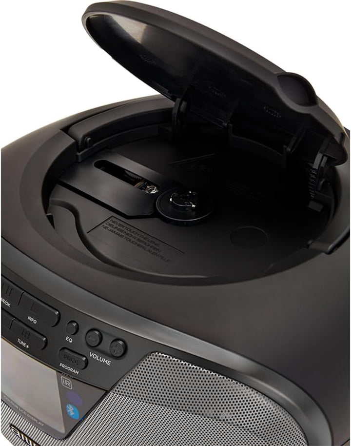 Aiwa BBTU-500DAB/BK Tragbares DAB+ CD-Radio mit 2.4" Farbdisplay Bluetooth 5.0, USB, CD/CDR/RW/MP3,