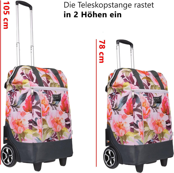 Punta Big Wheel Einkaufsroller Einkaufswagen Shopping Trolley Einkaufstrolley Trolly 10303 + Thermot