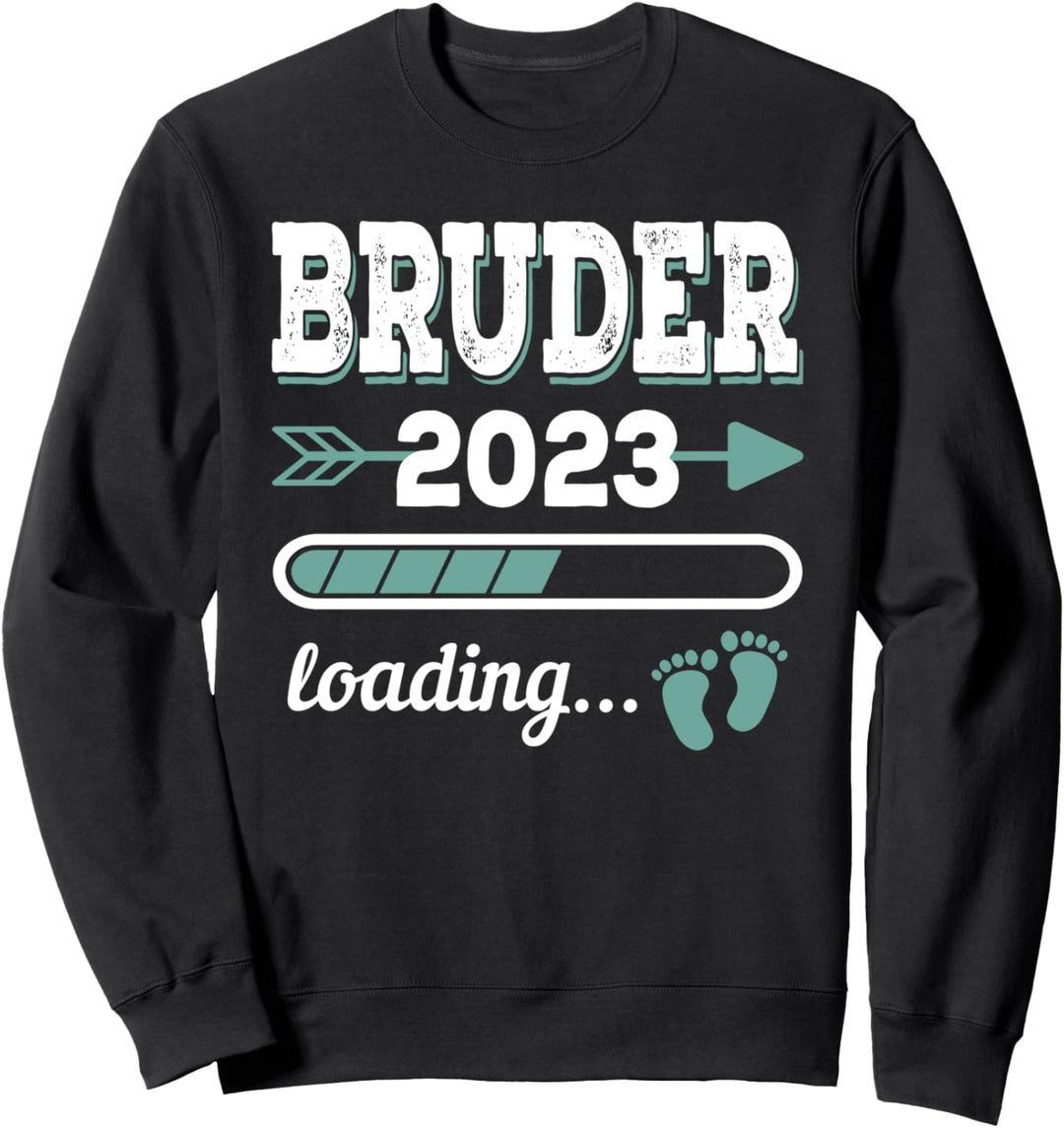 Bruder 2023 Loading Ich werde Grosser Bruder 2023 Vintage Sweatshirt