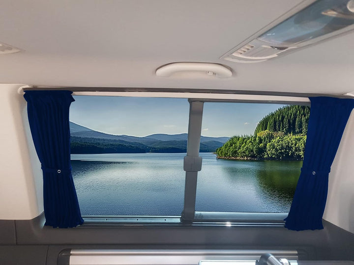 BREMER SITZBEZÜGE Mass Gardinen Vorhänge Sonnenschutz kompatibel mit VW T5 T6 T6.1 Multivan Caravell