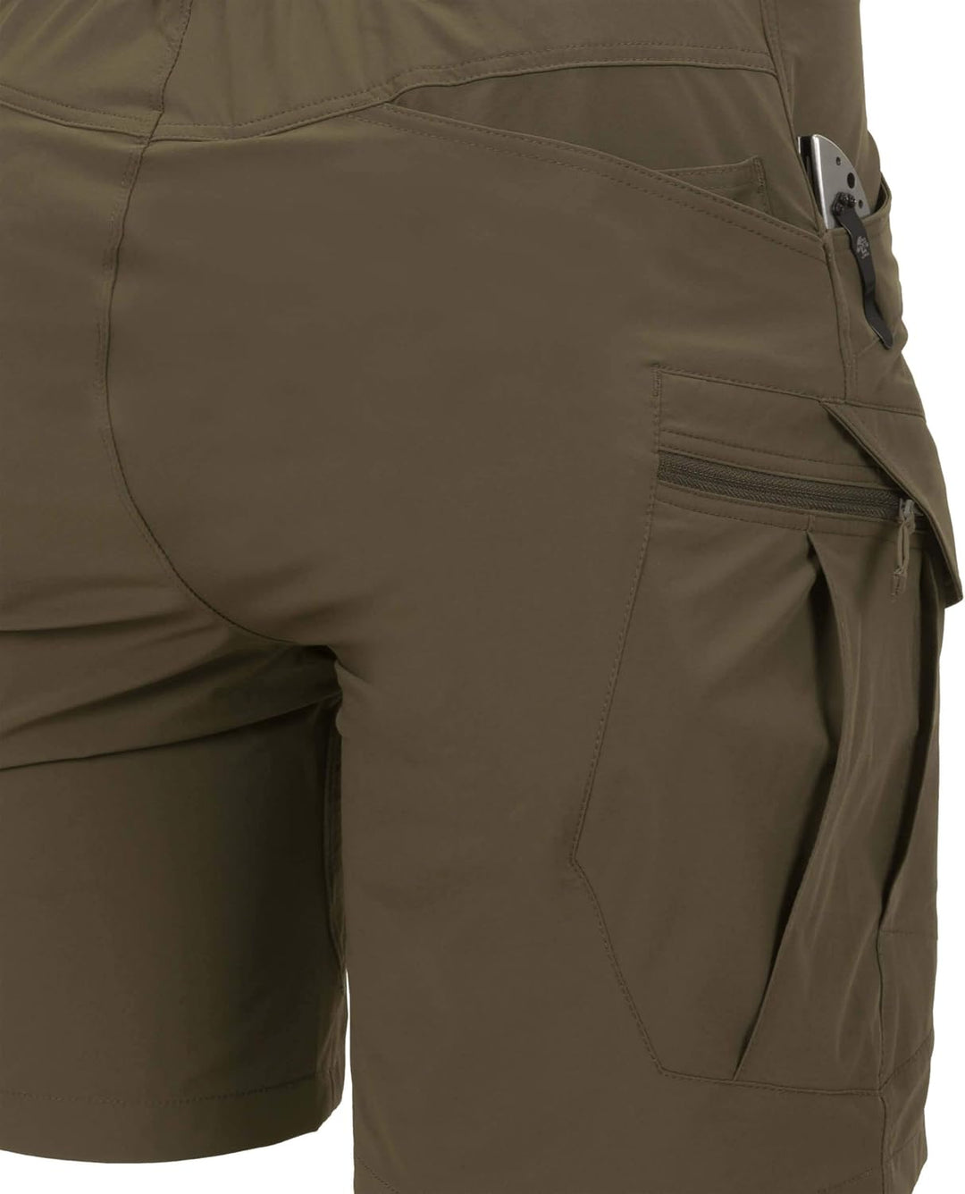Helikon-Tex OTUS (Outdoor Tactical Ultra Shorts) -VersaStretch Lite- Taiga Green S Shadow Grau, S Sh