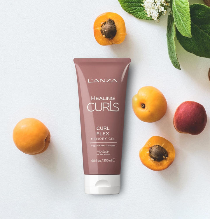 L'ANZA Pflegendes Locken-Gel - für starken, lang anhaltenden und sichtbaren Halt, ohne Sulfate, ohne