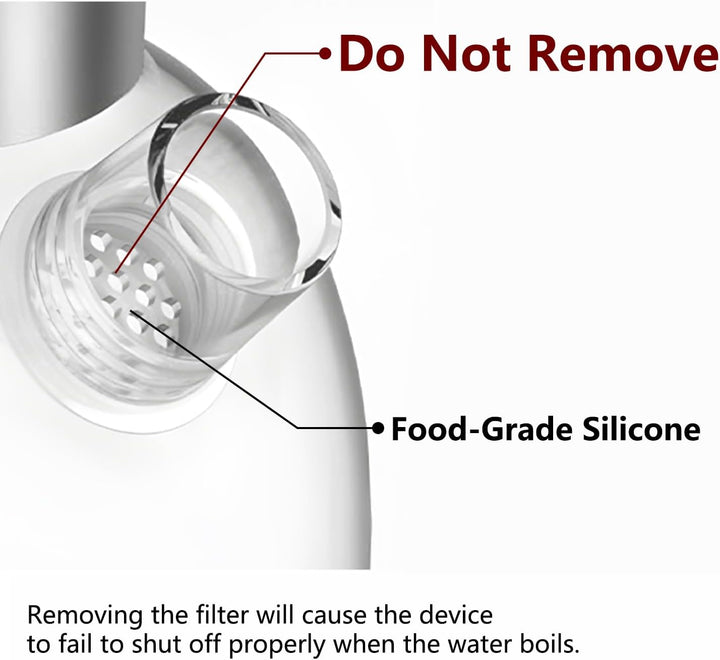 ASCOT Wasserkocher Glas, Elektrischer Wasserkocher Geschenke für Männer/Frauen/Familie 1,5L Schnellk