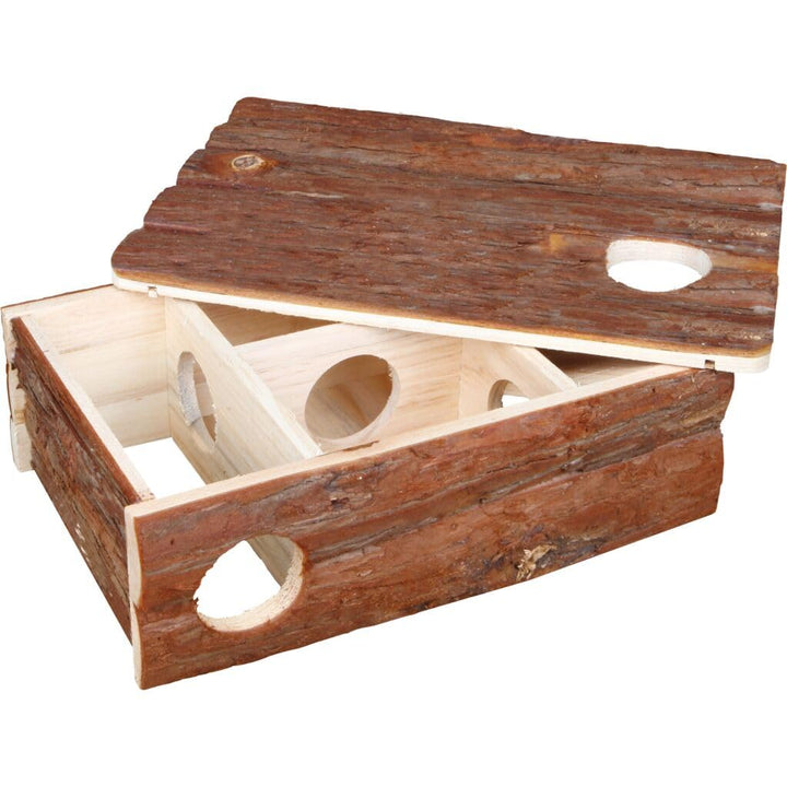 Trixie 6201 Natural Living Labyrinthhaus Leif, 35 × 11 × 25 cm braun Hund 35 × 11 × 25 cm Einzeln, 3