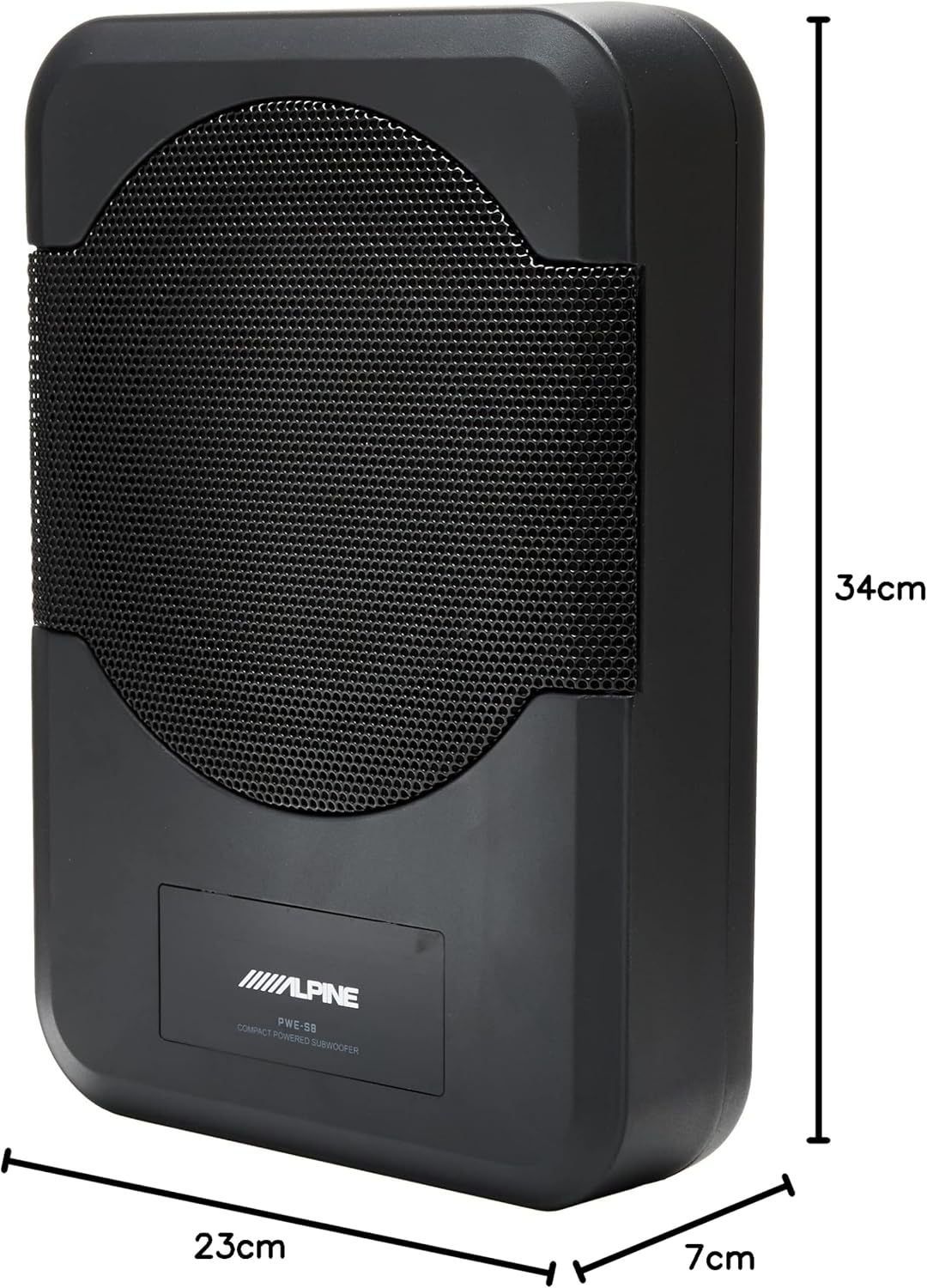 Alpine Subwoofer, pwe-s8, Autoamplificado, 8, 240 W