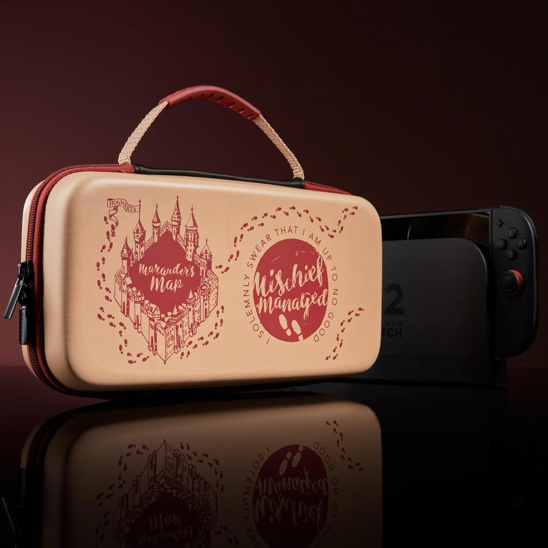 Numskull Offizielles Harry Potter Trageetui für Switch und Switch 2 – Karte des Rumtreibers Design –