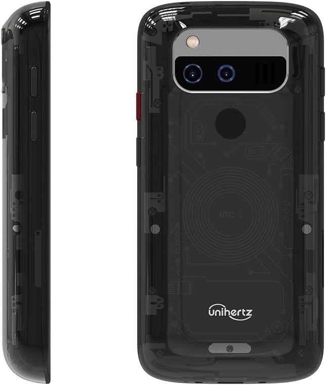 Unihertz Jelly Max - Kleinstes 5G Smartphone Android 14 Panda Glas 100MP Kamera 66W Ladegerät NFC OT